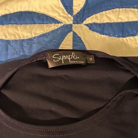 Simpli Go To Tee - Navy - sz 12 - Picture 2 of 3